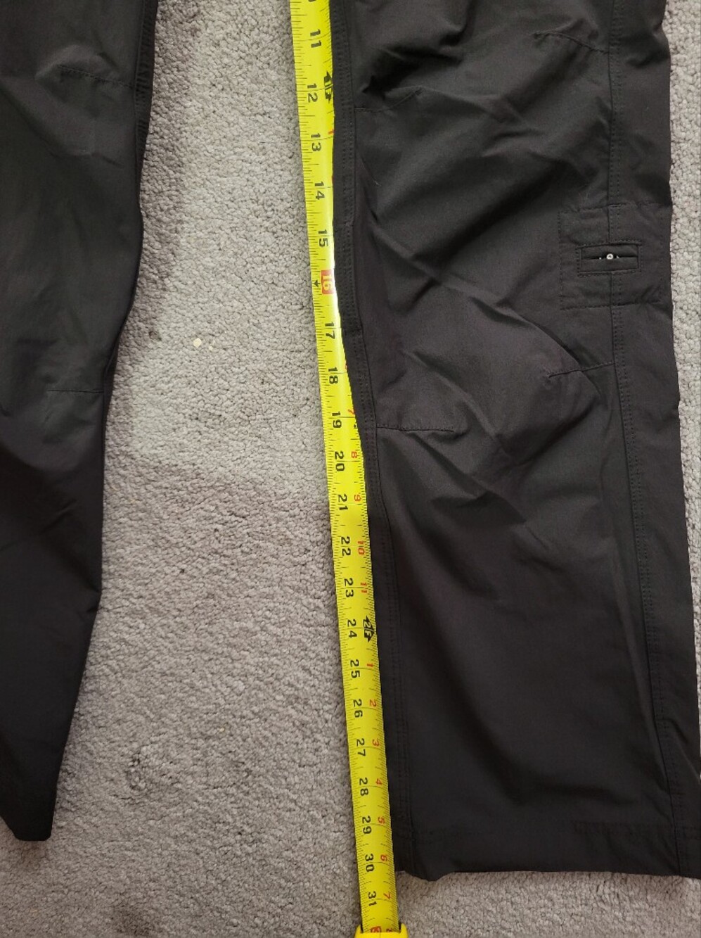 The North Face Roll Up Hiking Pants Women's Size S Dark Gray Cargo Outdoor - Picture 9 of 9